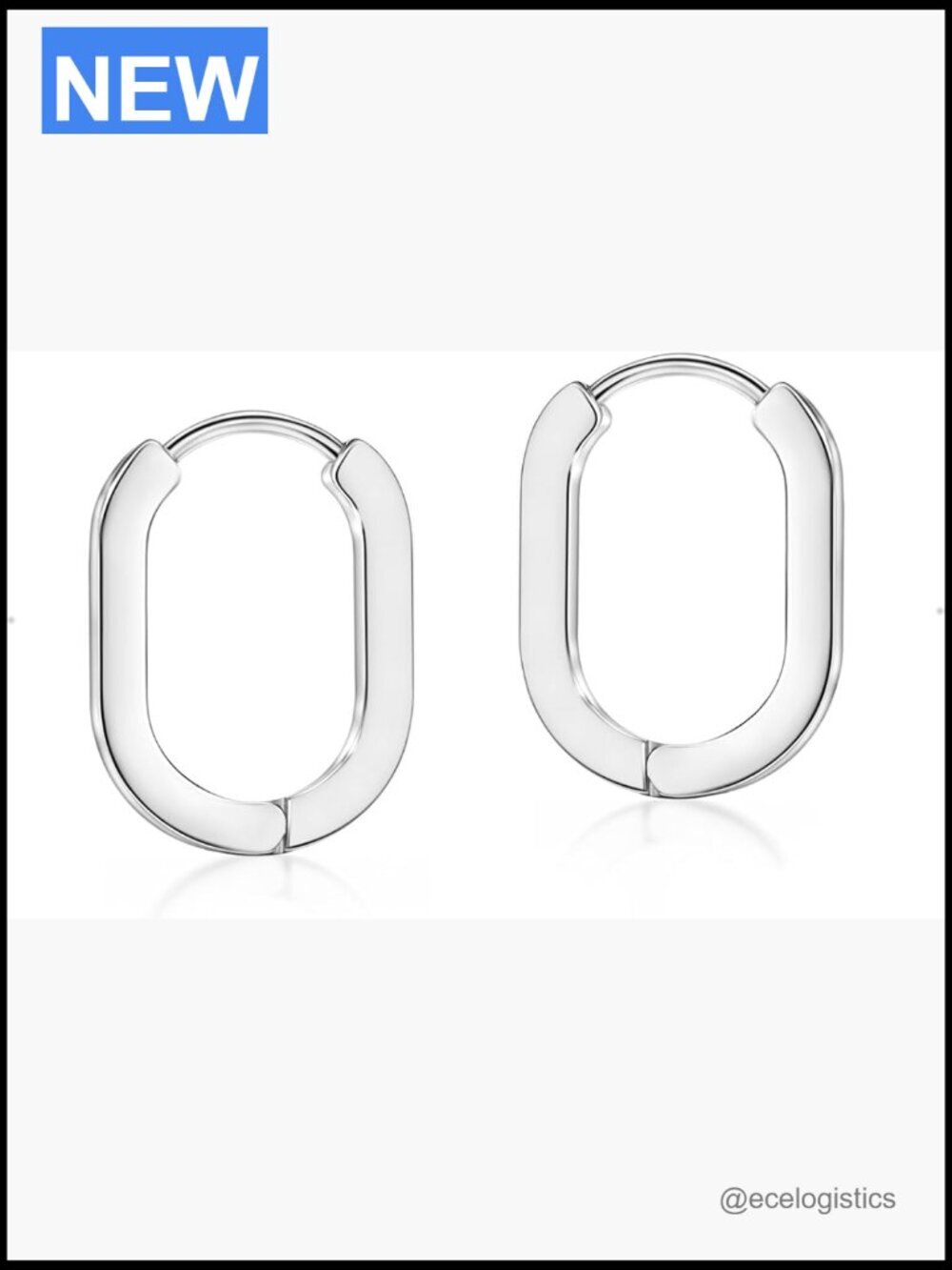 316L Surgical Steel Small Hoop Earrings - Trendy Chunky Cuff Huggie Earrings
